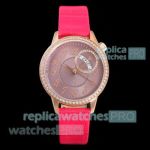 Swiss Replica GR Vacheron Constantin V3 Egérie Smoky Rose Diamond Ladies' Watch 